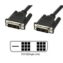 Καλώδιο DVI Techly DVI-D Single-Link M/M Black 5m