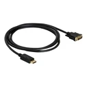Καλώδιο Displayport Delock DP -> DVI(24+1) M/M 5.00m Black