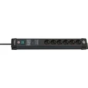 Πολύπριζο Ασφαλείας Κεφαλής Brennenstuhl Premium Line 6fach Black *DE*