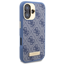 Guess GUHMP16MU4GPRB Apple iPhone 16 Plus hardcase 4G Logo Plate MagSafe blue