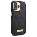 Guess GUHMP16MU4GPRK Apple iPhone 16 Plus hardcase 4G Logo Plate MagSafe black