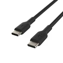 Καλώδιο USB Belkin Boost CHARGE braided USB-C/USB-C 2m bl. CAB004bt2MBK