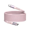 Καλώδιο USB Verbatim Sync&Charge 60W 120cm USB-C/USB-C Magnetic Pink