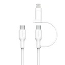 Καλώδιο USB Belkin Boost CHARGE 2-in-1 USB-C/Lig.1,5m ws.CAC003hq1.5MWH