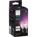 Smart Λάμπες LED Philips Hue Luster E14 2pack 5,1W 470lm White Amb. BT