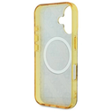 Guess GUHMP16SH4PYEEW Apple iPhone 16 hardcase IML Peony On 4G Background MagSafe brown