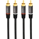 Καλώδιο RCA Logilink 2x RCA male - 2x RCA male 1.5m CA1203