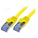 Καλώδιο Δικτύου Logilink 10.0m S/FTP Cat.6a κίτρινο