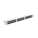 Patch Panel Lanberg 48 θυρών 1U 19" Cat6 UTP Γκρι