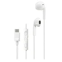 Handsfree Ακουστικά JVC HA-FR17UC Type-C Wired In-Ear White