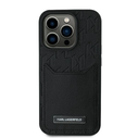 Karl Lagerfeld KLHCP16XPGKHPRPK Apple iPhone 16 Pro Max hardcase Cardslots Monogram black