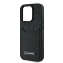 Karl Lagerfeld KLHCP16XPGKHPRPK Apple iPhone 16 Pro Max hardcase Cardslots Monogram black