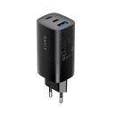 Φορτιστής Πρίζας Havit UC20 - GaN 65W three-port travel charger, Black
