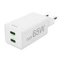 Φορτιστής Πρίζας Hama Mini Wall 65W GaN PD/QC 2x USB-C White