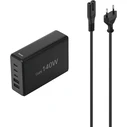 Φορτιστής Laptop 140W Hama GaN PD/QC 3x USB-C, 2x USB-A Black