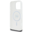 Karl Lagerfeld KLHMP16LHLSKIH Apple iPhone 16 Pro hardcase IML Metal Karl Head MagSafe white