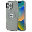 Karl Lagerfeld KLHMP16LHLSKIK Apple iPhone 16 Pro hardcase IML Metal Karl Head MagSafe black