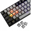 Gaming Πληκτρολόγιο White Shark Wakizashi-2 grey-Black US red switch