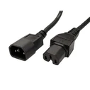Καλώδιο Τροφοδοσίας Value Iec C14-C15 M/F 1 8M