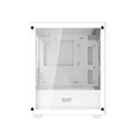 darkFlash M305 Mesh Mini Tower Case (White) - Without Fans