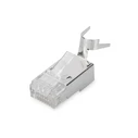 DIGITUS Modular βύσμα Cat6A για στρογγυλό καλώδιο, θωρακισμένο, 100 τεμάχια (DN-219604)
