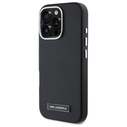 Karl Lagerfeld KLHMP16LPGMSRPK Apple iPhone 16 Pro hardcase FW Metal Plate MagSafe black