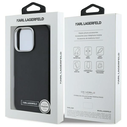 Karl Lagerfeld KLHMP16LPGMSRPK Apple iPhone 16 Pro hardcase FW Metal Plate MagSafe black