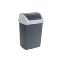 MAUL MAULswing 24 l Waste Bin with Swing Lid, Plastic