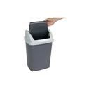 MAUL MAULswing 24 l Waste Bin with Swing Lid, Plastic