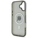 Karl Lagerfeld KLHMP16MHLSKIK Apple iPhone 16 Plus hardcase IML Metal Karl Head MagSafe black
