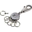 Μπρελόκ Troika keychain PATENT Black chrome