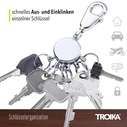 Μπρελόκ Troika keychain PATENT glittering