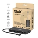 Docking Station Club 3D USB-C 9in1 >2xHDMI/2xUSB/USB-C/LAN 4K60Hz PD100W