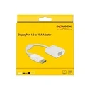Αντάπτορας DisplayPort Delock 1.2 Plug to VGA Buchse White