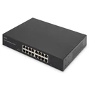 Network Switch Digitus 16-Port Gigabit, 19" unmanaged Black