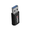 Αντάπτορας USB Lindy USB 2.0 Typ A an C Datablocker