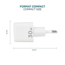 Φορτιστής Mobilis Nano Wall Charger 30W USB C GaN
