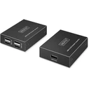 USB Extender Δικτύου Digitus 4xUSB-A 150m with CAT6 Black