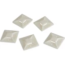 Clips Καλωδίων Logilink holder ABS 100pcs self-adhesive 4x4cm