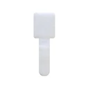 Δεματικά Καλωδίων Schwaiger Velcro wall clip 90x12x2mm White 10piece