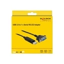 Αντάπτορας Σειριακό Delock 2.0 to Serial RS-232 Adapter with Plughousing