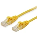 Καλώδιο Δικτύου Equip Cat6A U/UTP 2xRJ45 0.15m Yellow LSZH polybag