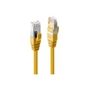 Καλώδιο Δικτύου Lindy Cat6A S/FTP LSZH, Yellow 2,00m