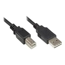 Καλώδιο Goodconnections USB2.0 EASY A-B schw. 3m