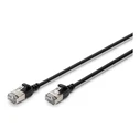 Καλώδιο Δικτύου Digitus CAT 6A F/FTP Slim 2,00m Black