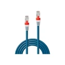 Καλώδιο Δικτύου Lindy Cat6(A) SSTP / S/FTP PIMF Blue 1.00m 10Gbit