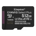 Κάρτα Μνήμης microSD 512GB Kingston SDXC Canvas+ Gen3 o.Adapter