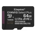 Κάρτα Μνήμης microSD 64GB Kingston SDXC Canvas+ Gen3 o.Adapter