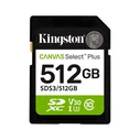 Κάρτα Μνήμης SDXC 512GB Kingston Canvas Plus Gen3 C10