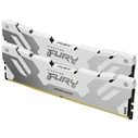 Μνήμη RAM Σταθερού DDR5 32GB Kingston 6000 CL30 FURY Beast White RGB EXPO